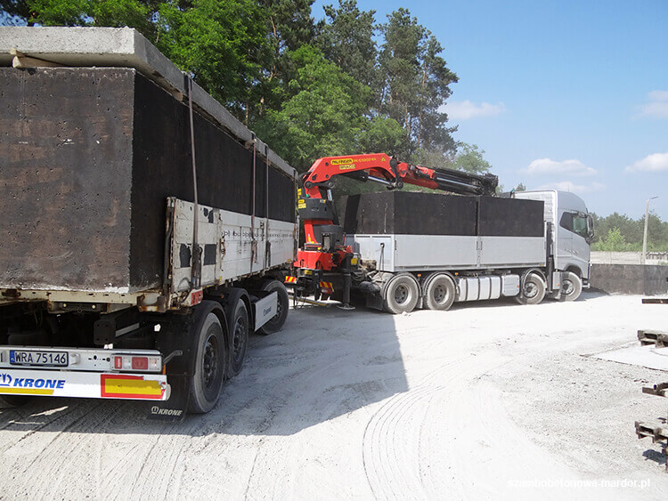 Specjalistyczny transport zbiorników i szamb betonowych na terenie Krynica Zdrój i okolic
